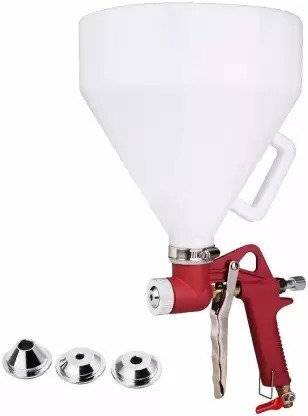 RN Enterprises B002 Air Hopper Texture Spray Gun Machine for Walls & Speaker Cabinets Texture Hopper Spray Gun ,Speaker Cabinets & Walls B002 Air Assisted Sprayer HVLP Sprayer