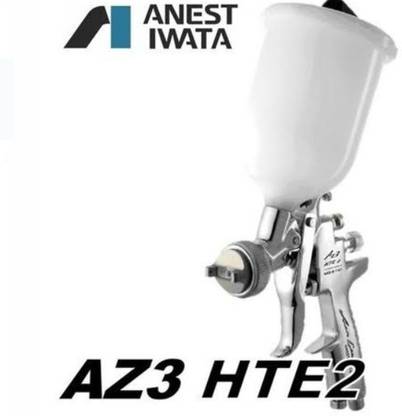 Anest Iwata Air Gunsa AZ3 HTE 2 AV with Air Valve, 600 cc cup, Professional Spray Gun HVLP Sprayer