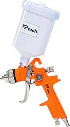 KP TECH Air Spray Gun BK-PSG600 | 600 ML Paint Capacity | 1.4 MM Standard S.S. Nozzle Operating Pressure 2-3.5 Bar 6 CFM (110-200l/min) Air Consumption HVLP Sprayer