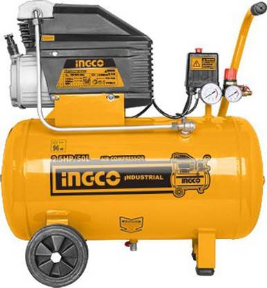 INGCO AC25508 Air compressor 50L tank 2.5 HP INDUSTRIAL low noise 96db for paint Rotary Hammer Drill