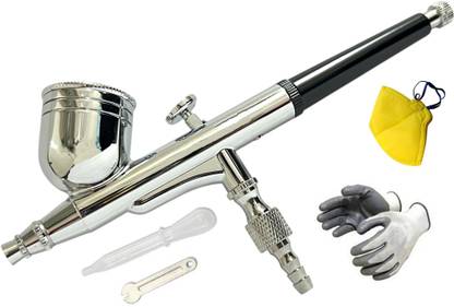 EPITECH MART Air Brush Paint Spray Gun Kit Airbrush Pen Air Brush Spray Gun Multipurpose 0.3mm Dual Action Air Assisted Sprayer