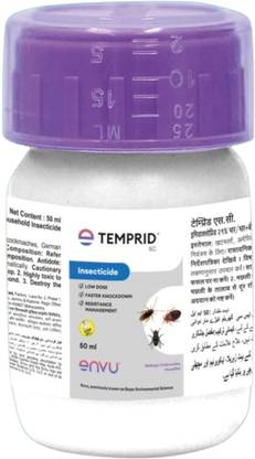 Temprid For Cockroach, Bedbugs And House Flies | No Smell |Mix Only With Water Paint Thinner
