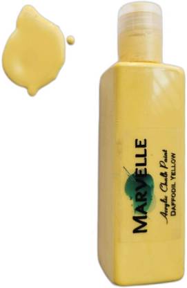 Marvelle Chalk Paint Acrylic Water Based Colours Daffodil Yellow