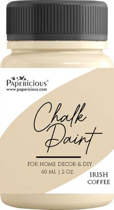 Papericious Home Décor DIY Chalk Paint 60ml - Irish Coffee
