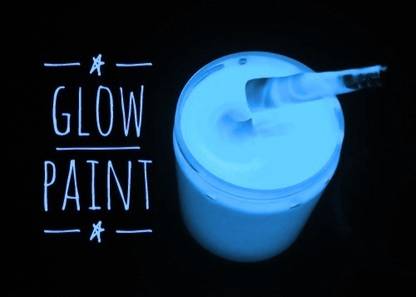 Glow Nest Sky Blue Glow in Dark Paint 100ml