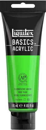 Liquitex Basics 118ml Fluorescent Green