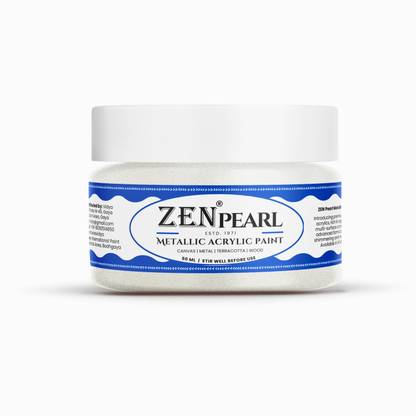 Zen Silver Metallic Acrylic Paint 50ML