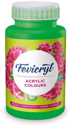 Fevicryl Acrylic Colour 100 ml Paint for Art & Craft ,DIY ,Canvas,Wood,Leather,Metal