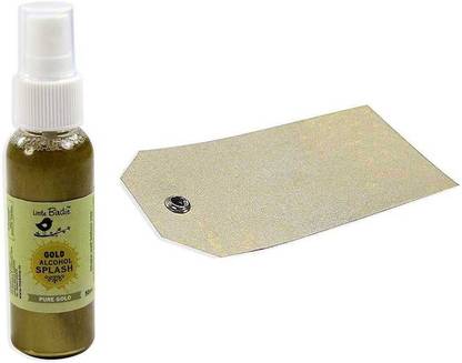 LITTLE BIRDIE Metallic Spray Ink Gold Alcohol Splash 50 ml - Pure Gold