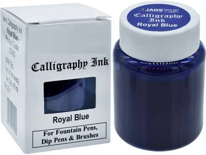 KRAFTMASTERS Blue Calligraphy Ink Based,WaterSoluble,Non-Clogging,lightfast,Inks(40ML)