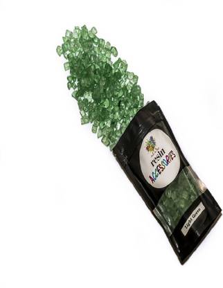 RangDe Crystals For Epoxy Resin For Ultra Clear Resins Structure (Light Green)