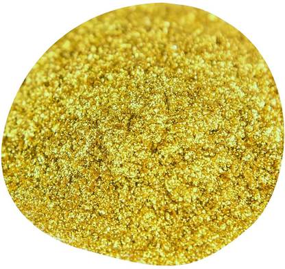 Vedanum Glitter Mica Color, for Soap Making, Cosmetics, Art & Craft, Epoxy Resin Gold