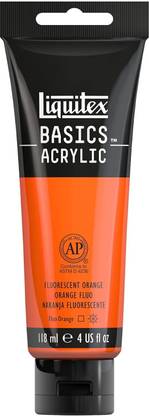 Liquitex Basics 118ml Fluorescent Orange