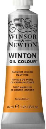 Winsor & Newton Winton Oil Colour - Tube of 37 ML - Cadmium Yellow Deep Hue (115)