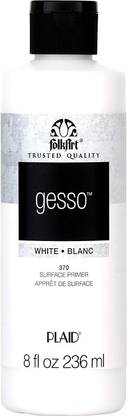 FolkArt Gesso 370 Surface Primer 8 oz (236 ml)
