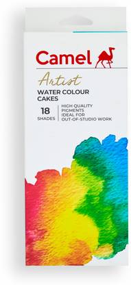 Camel Artist Water Colour Cakes - 18 Shades