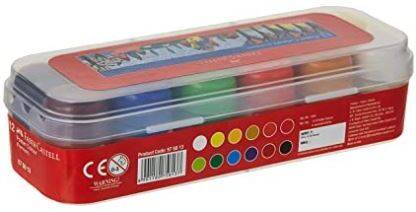Fevicryl Poster Color Plastic Box -Pack of 12 (Assorted)