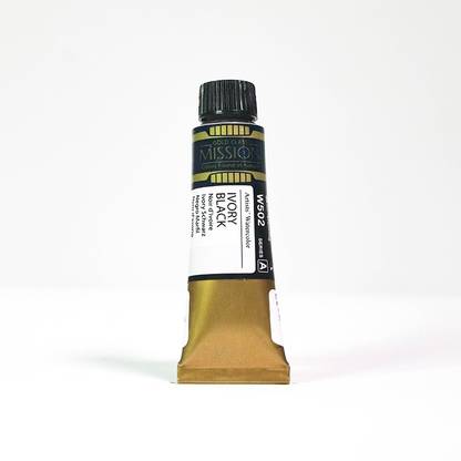 Mijello Mission Gold Water Colour : 15ml - Ivory Black