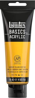 Liquitex Basics 118ml Cadmium Yellow Deep
