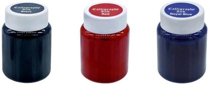 KRAFTMASTERS Calligraphy Ink Based Water Soluble NonClogging lightfast Transparent Inks