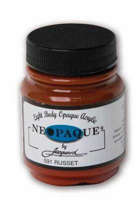 Jacquard Neopaque Fabric Colour - 2.25 Oz (66.54 ML) Jar - Russet (591)