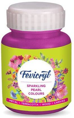 Fevicryl Acrylic Colour Spark Pearl Magenta-100 ml, for Art & Craft Paint