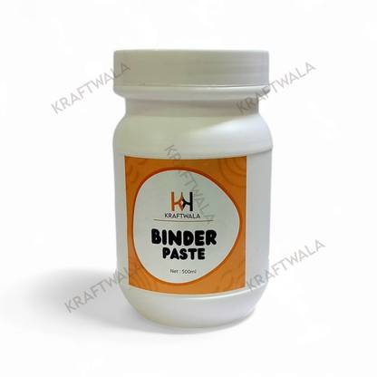 Kraftwala Block Printing Binder Paste (500 ml) For Light Color Fabric