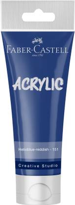 FABER-CASTELL CREATIVE STUDIO ACRYLIC TUBE120ML-HELIOBLUE REDDISH 151