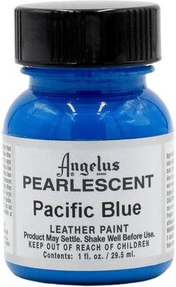 Angelus Leather Paint 01 oz Pearlescent Pacific Blue