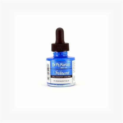 Dr. Ph. Martin Iridescent Calligraphy Ink : 30ml - Iridescent Blue