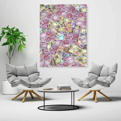 BK ARTS MONEY ATTRACT WALL PAINTING Watercolor 12 inch x 8 inch Painting