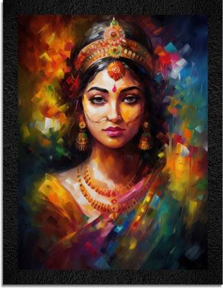 DSF Wall Painting for Living Room Big Size Frame for Wall Decoration & Home Décor Digital Reprint 20 inch x 14 inch Painting