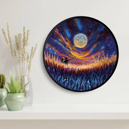 Unique Graphics Couple At Midnight Acrylic 12 inch x 12 inch Painting