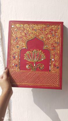 Dawn of Dreams Mesmerizing Jaipur Architecture - Golden Wall Art Canvas 12 inch x 10 inch Painting