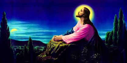 CSW Jesus Christ Gethsemane Canvas 10 inch x 18 inch Painting