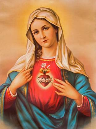CSW Immaculate Heart of Mary Canvas 28 inch x 24 inch Painting