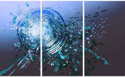 Artzfolio Abstract Artwork Split Art Painting 45.4 x 28 inch (115 x 71 cms) Digital Reprint 28 inch x 45.4 inch Painting
