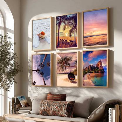 KotaArt Bich wall poster with frames for wall hanging PaintingKMBR189 Digital Reprint 17 inch x 13 inch Painting