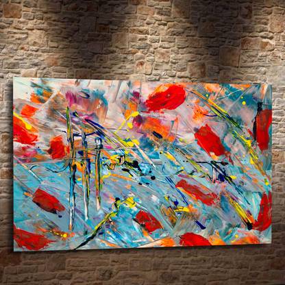 D.V TECH Canvas 36 inch x 54 inch Painting