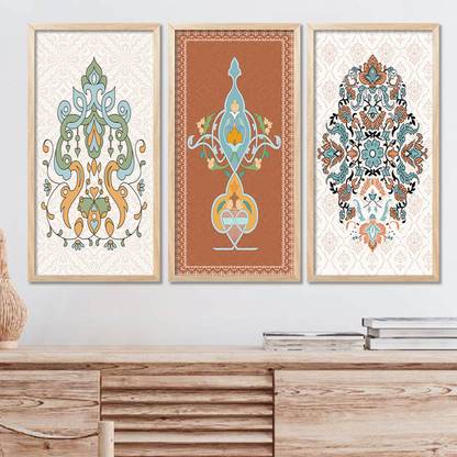 Rainbow Arts Traditional Wall art For Home Decor | Poster With Frames Digital Reprint 19 inch x 10 inch Painting