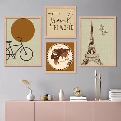 KOTART Travel Wall Art Frames For Home Decor | Wall Decor Paintings Wall Art Digital Reprint 14 inch x 11 inch Painting