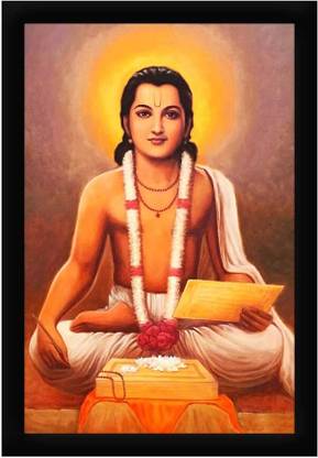 AARTKALA Sant Dnyaneshwar Mauli Photo Frame Digital Reprint 14 inch x 10 inch Painting