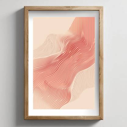 Gradient Whispers | Framed Wall Poster | Wall art for home, office | Paper Print