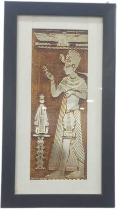 DD Furniture EGPTION METAL SHEET ART WORK FRAME SET OF 1 PC.... Embossed 14 inch x 8 inch Painting
