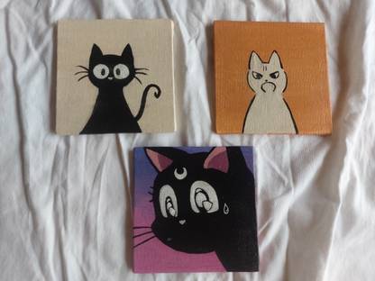 not so pretty Canvas 7 inch x 4 inch Painting