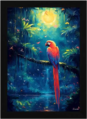 FRIZZY ARTS Digital Reprint 20 inch x 14 inch Painting