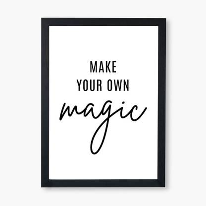 Wizzartprints Gallery wall frame with quotes, Positive vibes Rustic Wall Art Ink 12.5 inch x 9 inch Painting