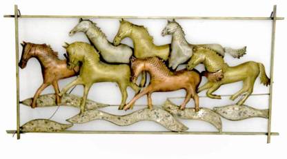 DK HOme Design PAINTED001 Natural Colors 24 inch x 3 inch Painting