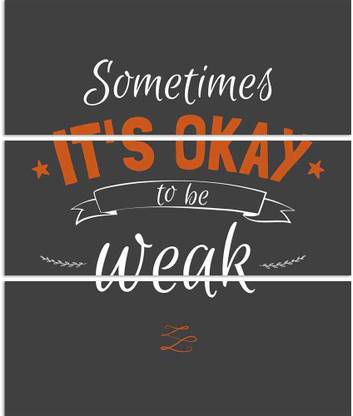 Motivational Quotes Art Split Art Painting 28 x 32.7 inch (71 x 83 cms) Digital Reprint 32.7 inch x 28 inch Painting