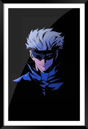DBrush Gojo Satoru Art poster stylish with Glass frame Artwork painting for home decor Digital Reprint 20 inch x 14 inch Painting